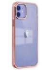 Mey İthalat®  iPhone 12 Kılıf Element Silikon - Pembe