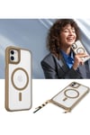 Mey İthalat®  iPhone 12 Kılıf Enka Magsafe Silikon Kılıf - Desert