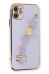 Mey İthalat®  iPhone 12 Kılıf Esila Silikon - Lila