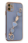 Mey İthalat®  iPhone 12 Kılıf Esila Silikon - Gri