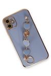 Mey İthalat®  iPhone 12 Kılıf Esila Silikon - Gri
