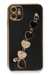 Mey İthalat®  iPhone 12 Kılıf Esila Silikon - Siyah