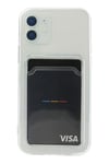 Mey İthalat®  iPhone 12 Kılıf Kart Şeffaf Silikon - Şeffaf