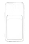 Mey İthalat®  iPhone 12 Kılıf Kart Şeffaf Silikon - Şeffaf