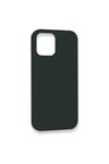 Mey İthalat®  iPhone 12 Kılıf Lansman Legant Silikon - Koyu Yeşil