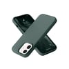 Mey İthalat®  iPhone 12 Kılıf Nano içi Kadife Silikon - Koyu Yeşil