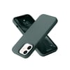 Mey İthalat®  iPhone 12 Kılıf Nano içi Kadife Silikon - Koyu Yeşil