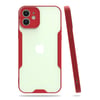 Mey İthalat®  iPhone 12 Kılıf Platin Silikon - Kırmızı