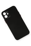 Mey İthalat®  iPhone 12 Kılıf PP Ultra İnce Kapak - Siyah