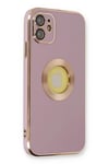 Mey İthalat®  iPhone 12 Kılıf Store Silikon - Mor