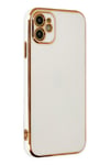 Mey İthalat®  iPhone 12 Kılıf Volet Silikon - Beyaz
