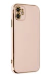 Mey İthalat®  iPhone 12 Kılıf Volet Silikon - Pembe