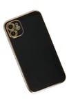 Mey İthalat®  iPhone 12 Kılıf Volet Silikon - Siyah