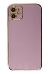 Mey İthalat®  iPhone 12 Kılıf Volet Silikon - Mor
