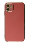 Mey İthalat®  iPhone 12 Kılıf Volet Silikon - Kırmızı
