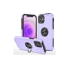 Mey İthalat®  iPhone 12 Mini Kılıf Elit Yüzüklü Kapak - Mor