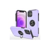 Mey İthalat®  iPhone 12 Mini Kılıf Elit Yüzüklü Kapak - Mor