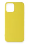 Mey İthalat®  iPhone 12 Mini Kılıf First Silikon - Sarı