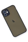 Mey İthalat®  iPhone 12 Mini Kılıf Montreal Silikon Kapak - Lacivert