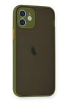 Mey İthalat®  iPhone 12 Mini Kılıf Montreal Silikon Kapak - Açık Yeşil
