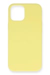 Mey İthalat®  iPhone 12 Mini Kılıf Nano içi Kadife Silikon - Sarı