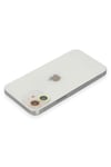 Mey İthalat®  iPhone 12 Mini Renkli Kamera Lens Koruma Cam - Sarı-Turuncu