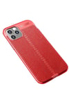 Mey İthalat®  iPhone 12 Pro Kılıf Auto Focus Kapak - Kırmızı