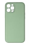 Mey İthalat®  iPhone 12 Pro Kılıf Coco Deri Silikon Kapak - Açık Yeşil