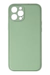 Mey İthalat®  iPhone 12 Pro Kılıf Coco Deri Silikon Kapak - Açık Yeşil