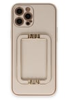 Mey İthalat®  iPhone 12 Pro Kılıf Coco Elit Kapak - Gold