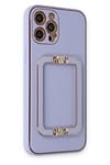 Mey İthalat®  iPhone 12 Pro Kılıf Coco Elit Kapak - Lila