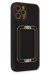 Mey İthalat®  iPhone 12 Pro Kılıf Coco Elit Kapak - Siyah
