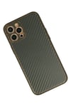 Mey İthalat®  iPhone 12 Pro Kılıf Coco Karbon Silikon - Füme