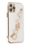 Mey İthalat®  iPhone 12 Pro Kılıf Esila Silikon - Beyaz