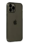 Mey İthalat®  iPhone 12 Pro Kılıf Fly Lens Silikon - Siyah