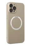 Mey İthalat®  iPhone 12 Pro Kılıf Jack Magneticsafe Lens Silikon - Gold