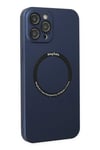 Mey İthalat®  iPhone 12 Pro Kılıf Jack Magneticsafe Lens Silikon - Lacivert