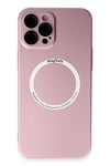 Mey İthalat®  iPhone 12 Pro Kılıf Jack Magneticsafe Lens Silikon - Rose Gold