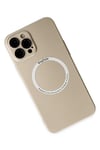 Mey İthalat®  iPhone 12 Pro Kılıf Jack Magneticsafe Lens Silikon - Gold