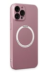 Mey İthalat®  iPhone 12 Pro Kılıf Jack Magneticsafe Lens Silikon - Rose Gold