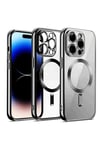 Mey İthalat®  iPhone 12 Pro Kılıf Kross Magneticsafe Kapak - Gümüş