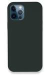 Mey İthalat®  iPhone 12 Pro Kılıf Lansman Legant Silikon - Koyu Yeşil