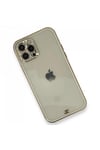 Mey İthalat®  iPhone 12 Pro Kılıf Liva Taşlı Silikon - Beyaz