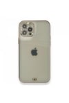 Mey İthalat®  iPhone 12 Pro Kılıf Liva Taşlı Silikon - Mor