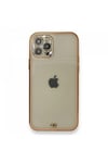 Mey İthalat®  iPhone 12 Pro Kılıf Liva Taşlı Silikon - Pembe
