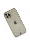 Mey İthalat®  iPhone 12 Pro Kılıf Liva Taşlı Silikon - Mor