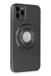 Mey İthalat®  iPhone 12 Pro Kılıf Lukka Magneticsafe Kapak - Siyah