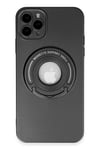 Mey İthalat®  iPhone 12 Pro Kılıf Lukka Magneticsafe Kapak - Siyah