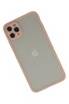 Mey İthalat®  iPhone 12 Pro Kılıf Montreal Silikon Kapak - Pembe