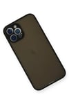 Mey İthalat®  iPhone 12 Pro Kılıf Montreal Silikon Kapak - Siyah